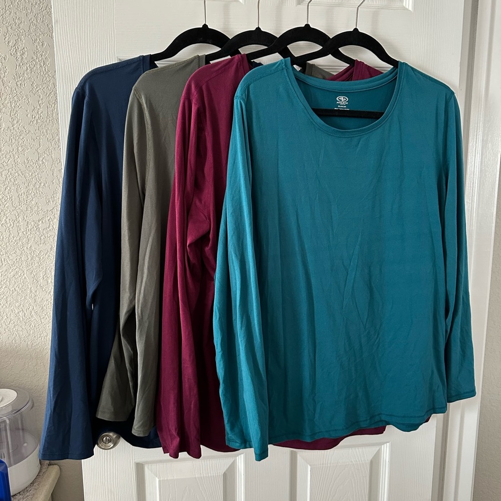 Athletic Works soft long sleeve tops 2X